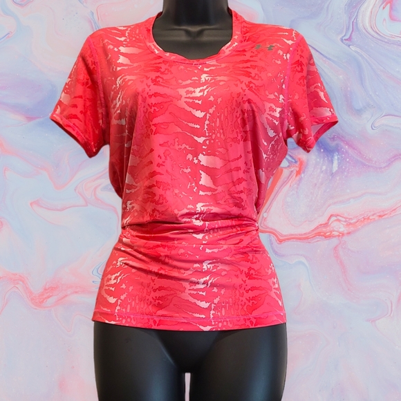 Under Armour Heat Gear Fitted Workout Tee Size Medium - Picture 7 of 7